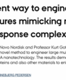 Screenshot from the iNANO website of the news article "New efficient way to engineer nanostructures mimicking natural immune response complexes"'s headline