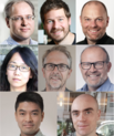 Henrik Birkedal, Julián Valero Moreno, Menglin Chen, Jørgen Kjems, Magnus Kjærgaard, Poul Nissen, Michael Truong-Giang Nguyen, and Nikolaj Roth could all go on Christmas holidays with the good news that they had received one or more research grants. Photo: Aarhus University
