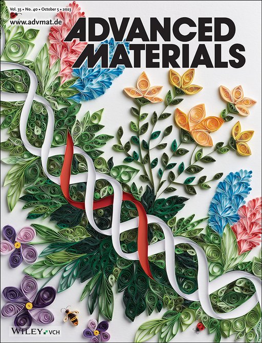 Cover for Advanced Materials on Triplex Origami (Adv. Mater. 40/2023, 2302497).
