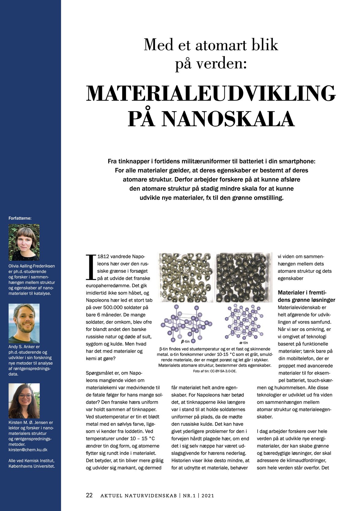 Med et atomart blik på verden: Materialeudvikling på nanoskala