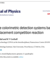 Screenshot of the article "Enzyme-free colorimetric detection systems based on the DNA strand displacement competition reaction" published in the New Journal of Physics