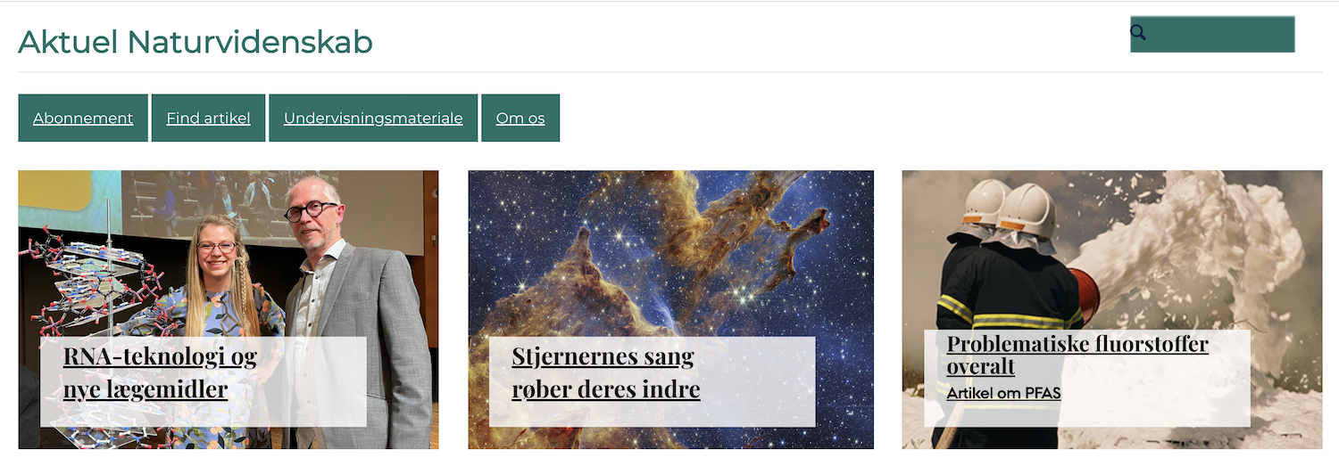Aktuel Naturvidenskab