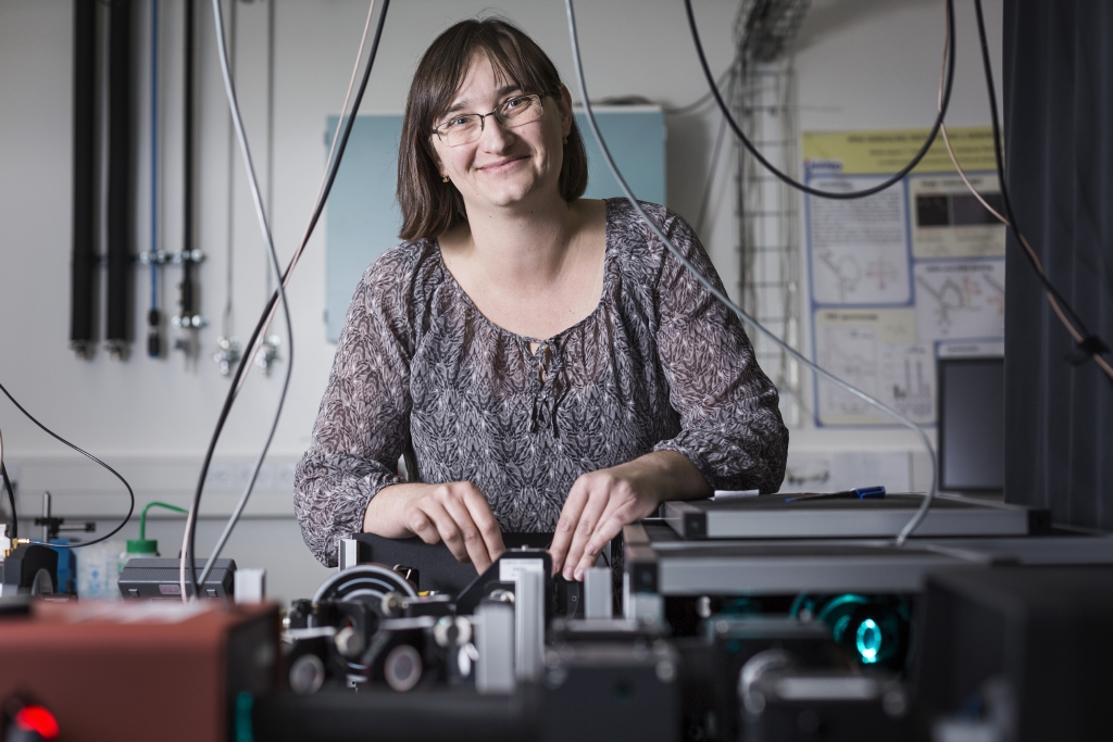 Associate Professor Victoria Birkedal receives DKK 12.7 millions from the Novo Nordisk Foundation for new large equipment to study molecular structure, dynamics and function in nano- and bio-systems. (Photo: Maria Randima, AU Kom)
